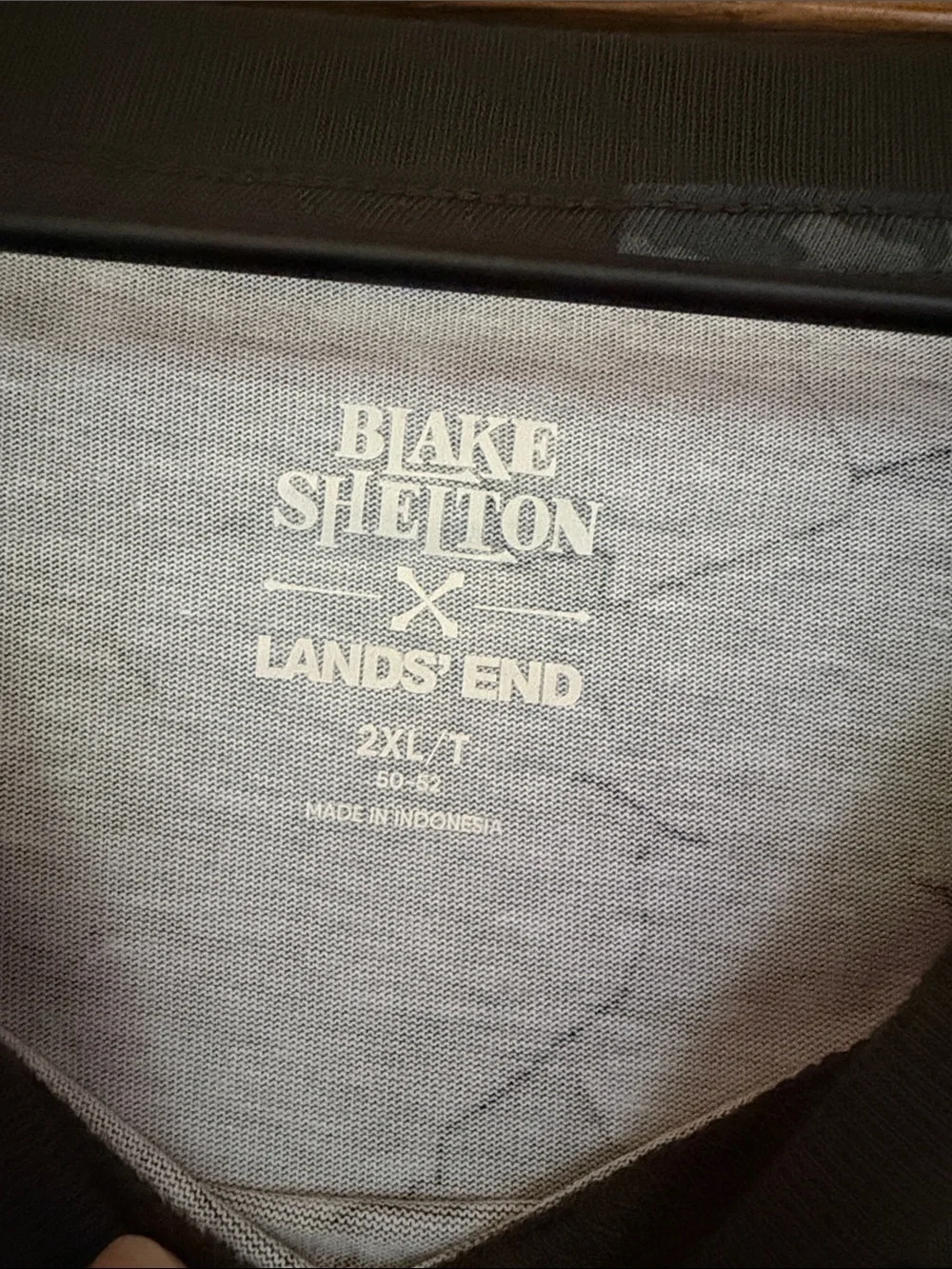 NWT Lands' End Men’s 2XL/T Blake Shelton Vintage Green Camouflage T-Shirt.